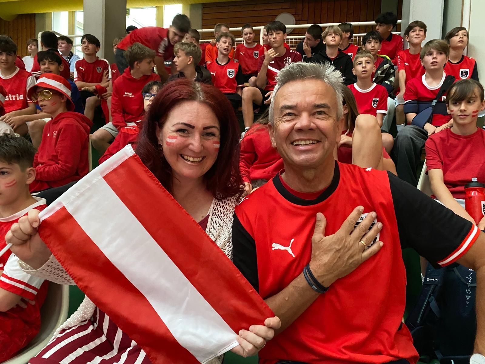 Super Stimmung beim Public Viewing